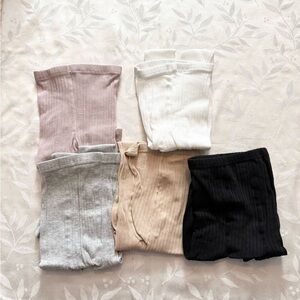 New Girl’s Ribbed Tights (6 Pack)